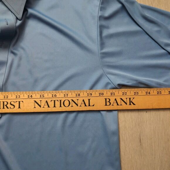 Collars and Co PoloMens Large Blue Short Sleeve Collars Co Polo Shirt - Picture 3 of 4
